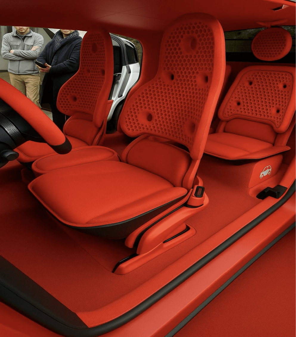 EKLEMELİ İMALAT İLE ÜRETİLMİŞ LATİS YAPILARIN PLASTİK YOLCU KOLTUKLARINA ENTEGRASYONU Süreç Fotoğrafı 1